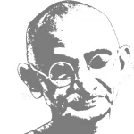 Porträt Mahatma Gandhi